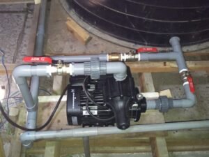 Water pump installation KL